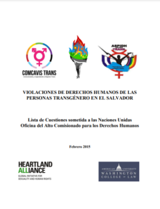 Lee más sobre el artículo Violaciones de DDHH de personas transgénero en El Salvador