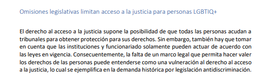 Lee más sobre el artículo Omisiones legislativas limitan acceso a la justicia para personas LGBTIQ+