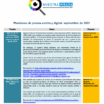 Monitoreo población LGBTI Septiembre 2025