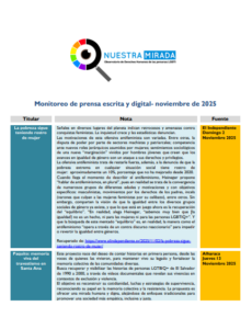 Lee más sobre el artículo Monitoreo población LGBTI Noviembre 2025