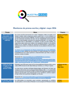 Lee más sobre el artículo Monitoreo de población LGTBI Mayo 2026