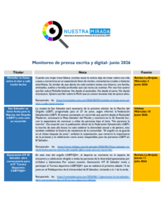 Lee más sobre el artículo Monitoreo de población LGTBI Junio 2026