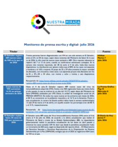Lee más sobre el artículo Monitoreo de población LGTBI Julio 2026